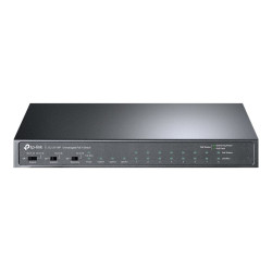 TP-LINK | 8-Port 10/100Mbps + 3-Port Gigabit Desktop Switch with 8-Port PoE+ | LS1008 | Unmanaged | Desktop | Power supply type 