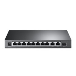 TP-LINK | 8-Port 10/100Mbps + 3-Port Gigabit Desktop Switch with 8-Port PoE+ | LS1008 | Unmanaged | Desktop | Power supply type 