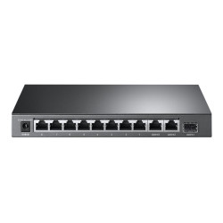 TP-LINK | 8-Port 10/100Mbps + 3-Port Gigabit Desktop Switch with 8-Port PoE+ | LS1008 | Unmanaged | Desktop | Power supply type 
