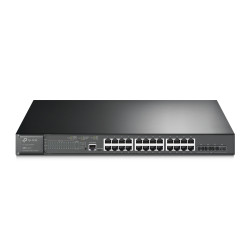 TP-LINK | 24-Port Gigabit and 4-Port 10GE SFP+ L2+ Managed Switch with 24-Port PoE+ | TL-SG3428XMP JetStream | Managed L2+ | Rac