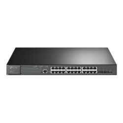 TP-LINK | 24-Port Gigabit and 4-Port 10GE SFP+ L2+ Managed Switch with 24-Port PoE+ | TL-SG3428XMP JetStream | Managed L2+ | Rac