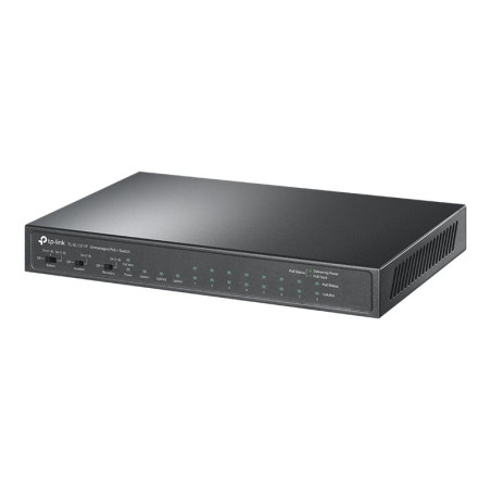 TP-LINK | 8-Port 10/100Mbps+3-Port Gigabit Desktop Switch with 8-Port PoE+ | TL-SL1311P | Unmanaged | Desktop