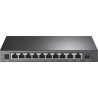 TP-LINK | 8-Port 10/100Mbps+3-Port Gigabit Desktop Switch with 8-Port PoE+ | TL-SL1311P | Unmanaged | Desktop