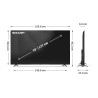 Sharp 70HL4265E 70" (178cm) 4K Ultra HD LED Google TV | Sharp