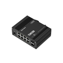 Teltonika | TSW200 | Industrial POE+ Ethernet Switch | DIN rail mountable | SFP ports quantity 2 | PoE+ ports quantity 8