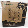 SALE OUT. Gamemax | Case | INFINITY PRO BK | ATX | Gamemax Case | INFINITY PRO BK | ATX | DAMAGED PACKAGING AND GLASS. DETACHED 