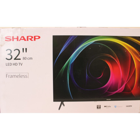 SALE OUT. Sharp 32HA1205E 32 (81cm) HD Ready TV | SALE OUT. | Sharp 32HA1205E | 32 | HD | Black | DAMAGED PACKAGING