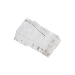 Lanberg RJ45 CAT.5E UTP PLUG 8P8C Pass through type (100 pcs), Transparent | Lanberg
