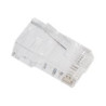 Lanberg RJ45 CAT.5E UTP PLUG 8P8C Pass through type (100 pcs), Transparent | Lanberg