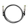 Lanberg Direct Attach Cable SFP+ 2M 10GB/S Copper, Black