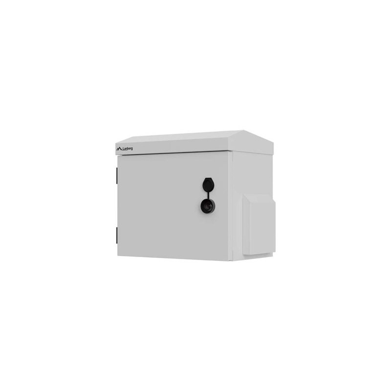 Lanberg Rack Cabinet 10" Wall/Pole-Mount IP55 Hermetic 320X220X300, Grey (Assembled)