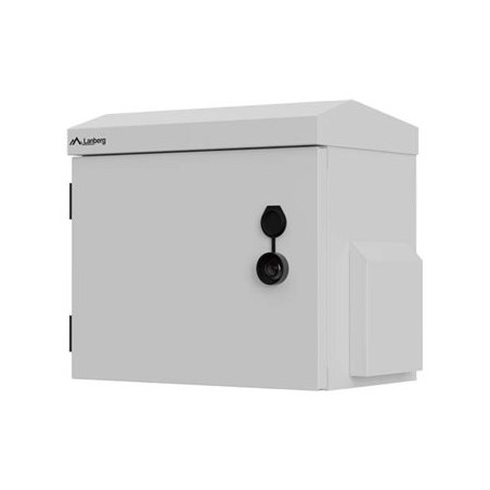 Lanberg Rack Cabinet 10" Wall/Pole-Mount IP55 Hermetic 320X220X300, Grey (Assembled)