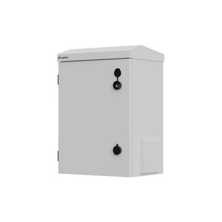 Lanberg Rack Cabinet 10" Wall/Pole-Mount IP55 Hermetic 340X250X500, Grey (Assembled)