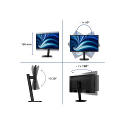 PHILIPS Business Monitor 27B2N3200J/00 IPS 27" IPS 1920x1080/16:9/4ms/350cd/m2/HDMI DisplayPort USB Audio Out | Philips