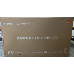 SALE OUT. Xiaomi TV S Mini LED 85 2026 | SALE OUT. | Xiaomi S Mini LED 2026 | 85 | Smart TV | Google TV | 4K UHD | Dark Grey | D