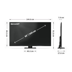 Sharp 65JT8265E 65" (164cm) 4K Ultra HD QLED MiniLED Google TV | Sharp