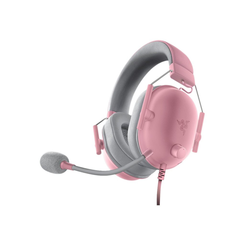 Razer Gaming Headset | BlackShark V2 X (PlayStation Licensed) | Wired | Over-Ear | Microphone | Quartz | Noise canceling
