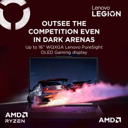 Lenovo Legion Pro 7 16AFR10H | Eclipse Black | 16 " | OLED | WQXGA | 2560 x 1600 pixels | 240 Hz | Glossy | AMD Ryzen 9 | 9955HX