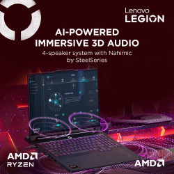 Lenovo Legion Pro 7 16AFR10H | Eclipse Black | 16 " | OLED | WQXGA | 2560 x 1600 pixels | 240 Hz | Glossy | AMD Ryzen 9 | 9955HX