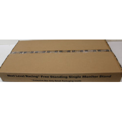 SALE OUT. Next Level Racing Free Standing Single Monitor Stand | Floor stand | Mobility | 24-85 " | USED, SCRATCHED PARTS, MISSI