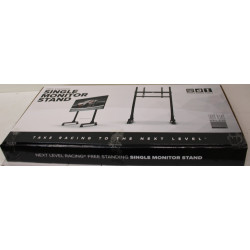 SALE OUT. Next Level Racing Free Standing Single Monitor Stand | Floor stand | Mobility | 24-85 " | USED, SCRATCHED PARTS, MISSI