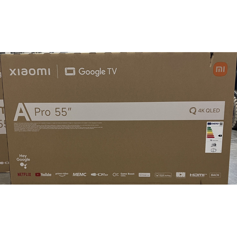 SALE OUT. Xiaomi QLED TV A Pro 2026 55'' | SALE OUT. | Xiaomi QLED TV A Pro 2026 | 55 | Smart TV | Google TV | 4K UHD | DAMAGED 