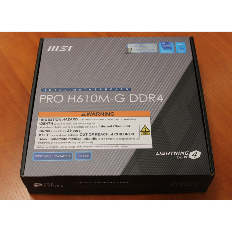 SALE OUT. MSI PRO H610M-G DDR4 | Processor family Intel | Processor socket LGA1700 | DDR4 DIMM | Memory slots 2 | Supported hard