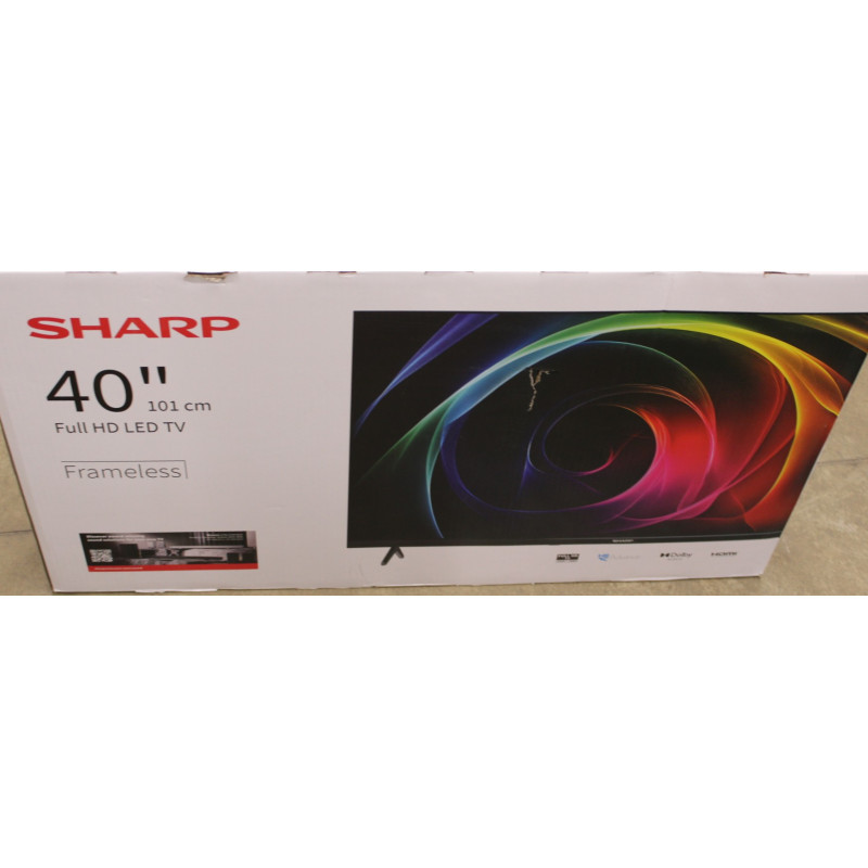 SALE OUT. Sharp 40HA1205E 40" (101cm) Full HD TV | Sharp 40HA1205E | 40 | FHD | Black | DAMAGED PACKAGING, SCRATCHED