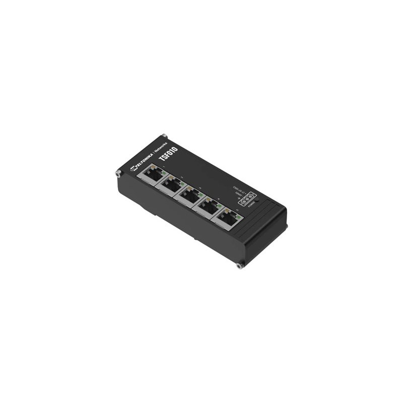 Teltonika Flat Ethernet Switch | TSF010 | Managed | 10/100 Mbps (RJ-45) ports quantity 5