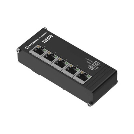 Teltonika Flat Ethernet Switch | TSF010 | Managed | 10/100 Mbps (RJ-45) ports quantity 5