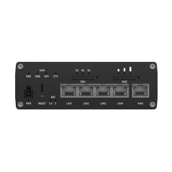 Teltonika 5G, 4G (LTE CAT 20) and 3G 5x Gigabit Ethernet ports Dual-band Wi-fi