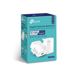 TP-LINK | Gigabit Powerline Starter Kit | TL-PA7017 KIT | 10/100/1000 Mbit/s | Ethernet LAN (RJ-45) ports 1 | No Wi-Fi | Data tr
