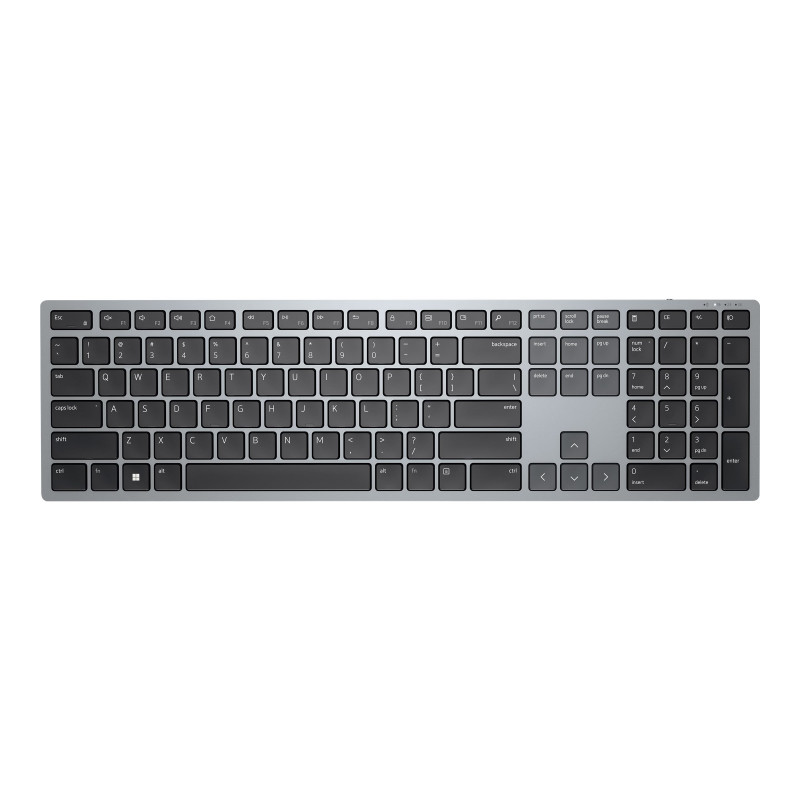 Dell | Keyboard | KB700 | Keyboard | Wireless | RU | Titan Gray | 2.4 GHz, Bluetooth 5.0