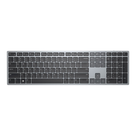 Dell | Keyboard | KB700 | Keyboard | Wireless | RU | Titan Gray | 2.4 GHz, Bluetooth 5.0