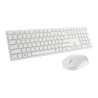 Dell | Keyboard and Mouse | KM5221W Pro | Keyboard and Mouse Set | Wireless | Mouse included | RU | White | 2.4 GHz