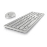 Dell | Keyboard and Mouse | KM5221W Pro | Keyboard and Mouse Set | Wireless | Mouse included | RU | White | 2.4 GHz