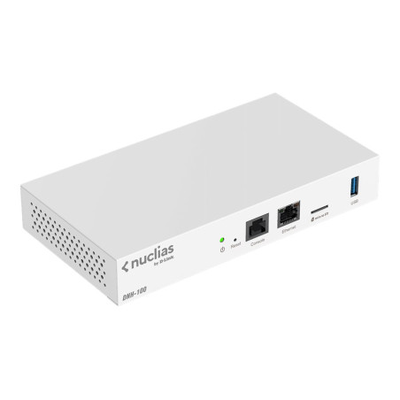 D-Link | Nuclias Connect Hub | DNH-100 | 802.11ac | Mesh Support No | 10/100/1000 Mbit/s | Ethernet LAN (RJ-45) ports 1 | No mob