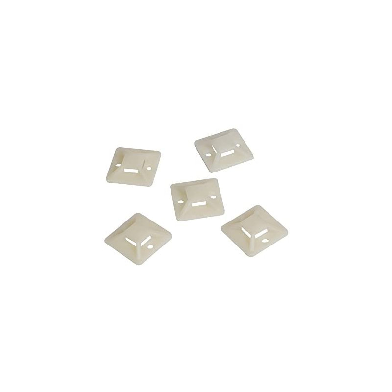 Logilink | Cable Tie Mounts 20x20 mm | KAB0042 | Self-adhesive, for cable ties