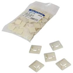 Logilink | Cable Tie Mounts 20x20 mm | KAB0042 | Self-adhesive, for cable ties