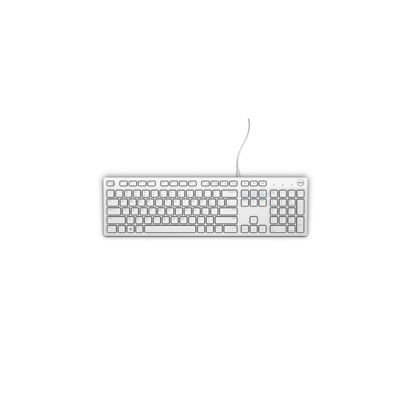 Dell | KB216 | Multimedia | Wired | EN | White | USB