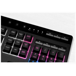 Corsair | Rubber Dome | Gaming Keyboard | K55 RGB PRO XT | Gaming keyboard | Wired | RGB LED light | US | Black