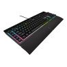 Corsair | Rubber Dome | Gaming Keyboard | K55 RGB PRO XT | Gaming keyboard | Wired | RGB LED light | US | Black