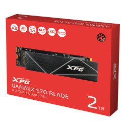ADATA | XPG Gammix S70 BLADE | 2000 GB | SSD form factor M.2 2280 | Solid-state drive interface PCIe Gen4x4 | Read speed 7400 MB