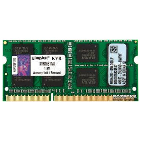 Kingston | 8 GB | DDR3 | 1600 MHz | Notebook | Registered No | ECC No