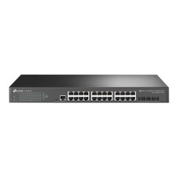 TP-LINK | 24-Port 10/100/1000Mbps Desktop Network Switch | SG3428X | Managed L2+ | Rackmountable | SFP+ ports quantity 4 | Power
