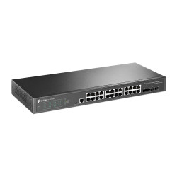 TP-LINK | 24-Port 10/100/1000Mbps Desktop Network Switch | SG3428X | Managed L2+ | Rackmountable | SFP+ ports quantity 4 | Power