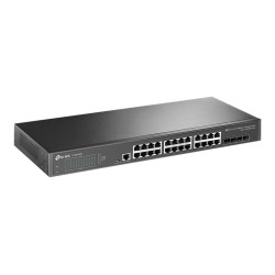 TP-LINK | 24-Port 10/100/1000Mbps Desktop Network Switch | SG3428X | Managed L2+ | Rackmountable | SFP+ ports quantity 4 | Power
