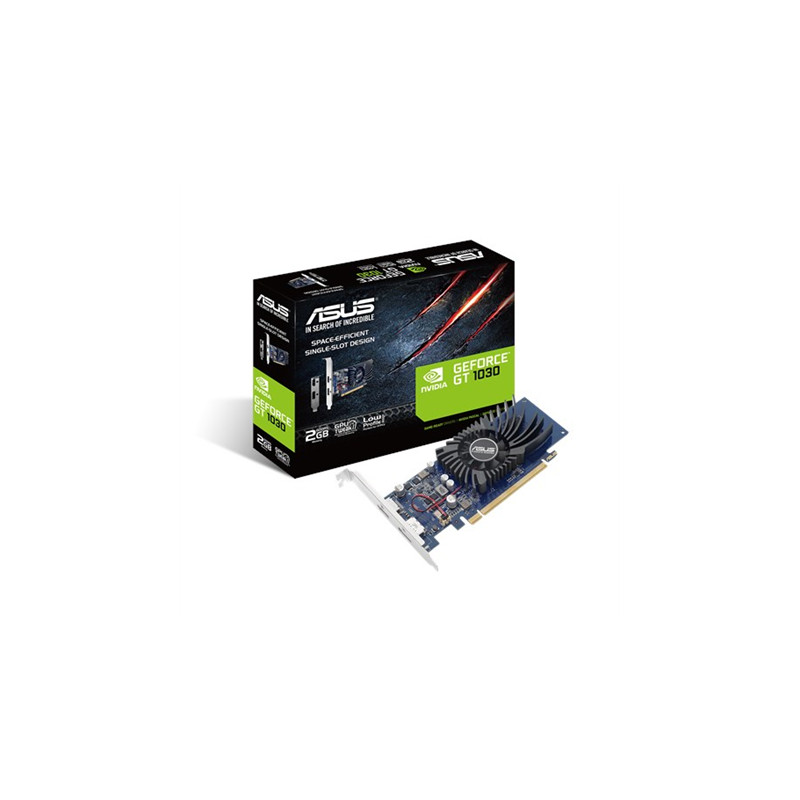 Asus | NVIDIA | 2 GB | GeForce GT 1030 | GDDR5 | HDMI ports quantity 1 | PCI Express 3.0 | Memory clock speed 6008 MHz | Process