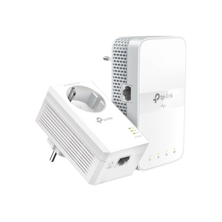 TP-LINK | AV1000 Gigabit Passthrough Powerline ac Wi-Fi Kit | TL-WPA7617 KIT with TL-PA7017P | 10/100/1000 Mbit/s | Ethernet LAN