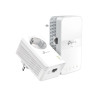 TP-LINK | AV1000 Gigabit Passthrough Powerline ac Wi-Fi Kit | TL-WPA7617 KIT with TL-PA7017P | 10/100/1000 Mbit/s | Ethernet LAN